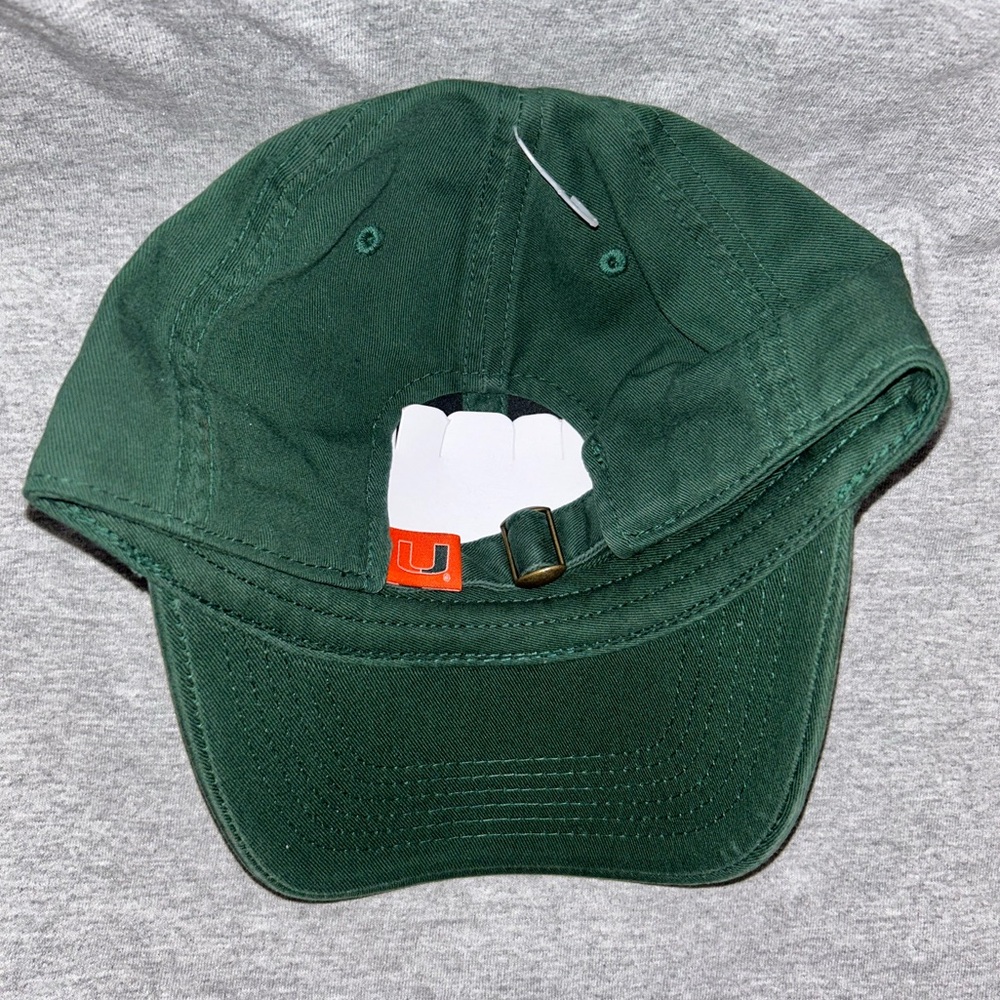 🌀🏟️ University of Miami Relaxed Fit Green Hat 🏟️🌀 - Picture 10 of 10